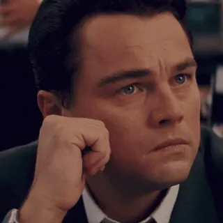🥺 Leonardo DiCaprio Leonardo DiCaprio, Actor, Celebridad, Meme, Pensativo, Pensando telegram sticker