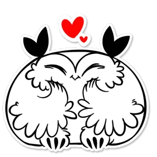 Boggart Owl whatsapp stickers