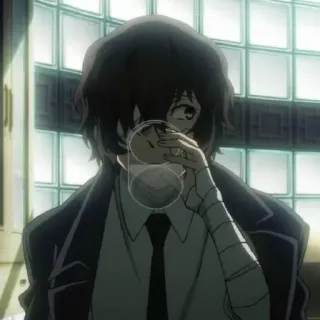 🥀 Osamu Dazai Bungou Stray Dogs anime, bandages, Dazai, Osamu Dazai, Bungou Stray Dogs telegram sticker