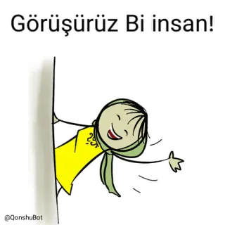 Bi insan ve Zeynep @Qonshubot telegram stickers