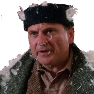 🤔 Marv Merchants Home Alone Marv, Esqueceram de Mim, filme, ladrão, Joe Pesci, personagem, engraçado telegram sticker
