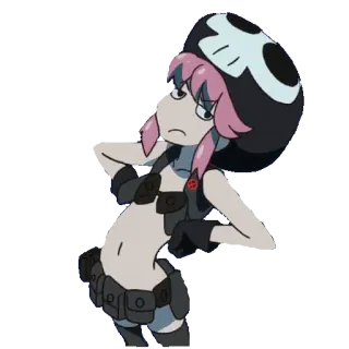 🙄 Nonon Jakuzure Kill la Kill Anime, Charakter, Nonon Jakuzure, Kill la Kill telegram sticker