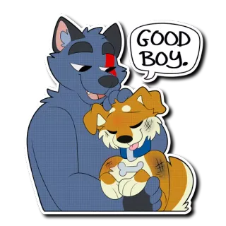 😌 GOOD BOY. whatsapp sticker