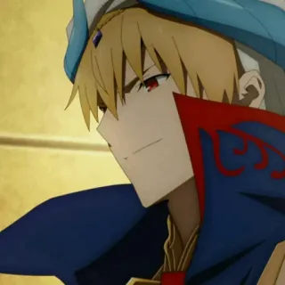 ✨ Gilgamesh Fate/stay night anime, manga, king, arrogant, smug telegram sticker