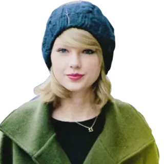 😲 Taylor Swift célébrité, chanteuse, femme, portrait, chapeau, blonde, personne telegram sticker