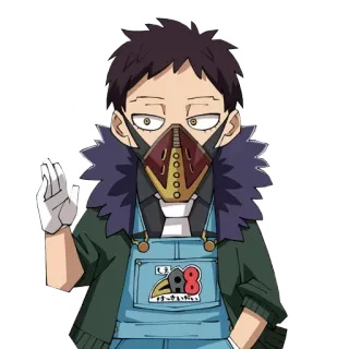 ✋ Overhaul My Hero Academia Overhaul, My Hero Academia, Anime, Charakter, Manga telegram sticker