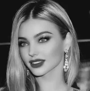 🖤 woman, portrait, blonde, beauty, fashion telegram sticker