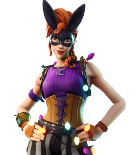 👯‍♀ Fortnite Fortnite, thỏ, mặt nạ, trò chơi điện tử, nhân vật, skin telegram sticker