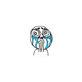 😭 meme, crying, sad, internet meme, rage comic telegram sticker