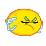 🙅‍♂️ Emoji, Dedo corazón, Dibujo animado, Enfadado, Expresión, Gesto whatsapp sticker