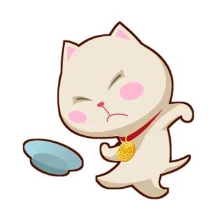 😡 cat, angry, upset, cartoon, cute telegram sticker