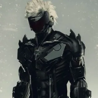 😑 Raiden Metal Gear Rising: Revengeance Cyborg, Ninja, Armatura, Videogioco, Lama telegram sticker
