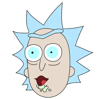 👍 Rick Rick and Morty rick, rick y morty, dibujos animados, animado telegram sticker