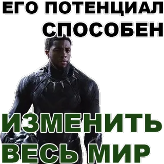Black Panther @stickersb2b telegram stickers