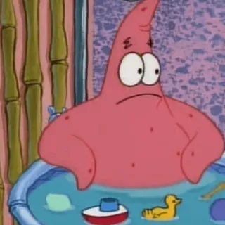 ✨ Patrick Star SpongeBob SquarePants patrick, étoile de mer, bob l'éponge, dessin animé, nickelodeon telegram sticker