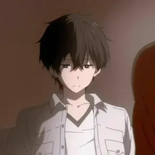 😋 Anime, Con trai, Nhân vật, Buồn, Nam telegram sticker
