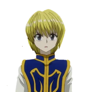 😯 Kurapika Hunter x Hunter anime, manga, hunterxhunter, kurapika, character telegram sticker