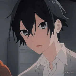 🖤 Izumi Miyamura Horimiya 动漫, 漫画, 男孩, 堀与宫村, 宫村伊澄 telegram sticker