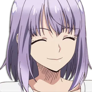 😊 Anime, lächelnd, Figur, Cartoon telegram sticker