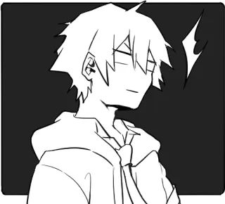 😱 Аниме, Манга, Мультфильм, Персонаж, Искусство telegram sticker