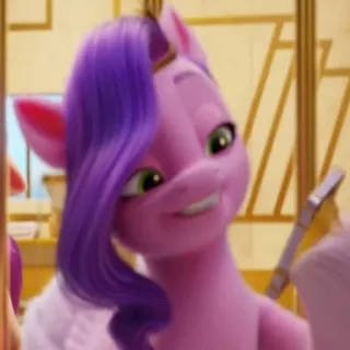 😧 ポニー, 漫画, アニメ, 笑顔, キャラクター telegram sticker
