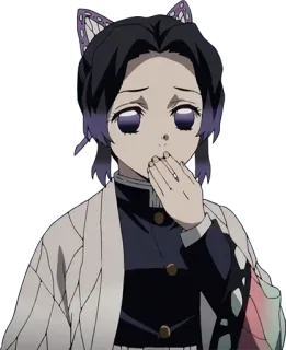 🤭 Shinobu Kocho Demon Slayer anime, demon slayer, shinobu, kocho, manga, character whatsapp sticker