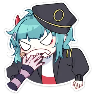 😡 Anime, Dämon, Wütend, Cartoon, Figur telegram sticker