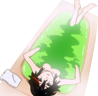 🛀 Ryuko Matoi Kill la Kill Anime, Bagno, Kill la Kill, Ryuko Matoi, Bagno whatsapp sticker
