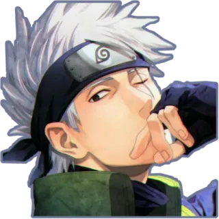 😎 Kakashi Hatake Naruto 카카시, 나루토, 애니, 만화, 캐릭터, 닌자 telegram sticker