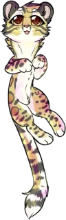 ❤ Cartoon, Figur, Tier, Leopard, Süß, Kunst, Illustration telegram sticker