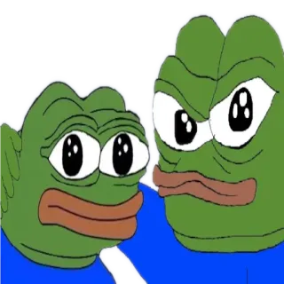 😧 Pepe the Frog meme, frog, pepe telegram sticker