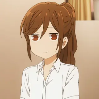 📚 Hori Kyouko Horimiya Anime, Hori, Kyoko, Horimiya, Mangá, Personagem telegram sticker