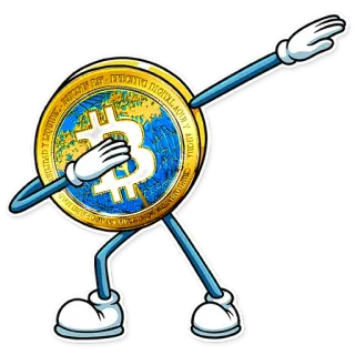 👌 比特币, 加密货币, 加密, 硬币, Dab, 金融 telegram sticker