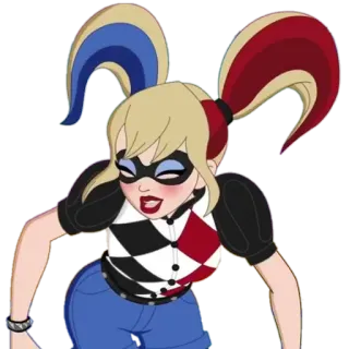 😂 Harley Quinn harley quinn, dc comics, superhero, cartoon, villain telegram sticker