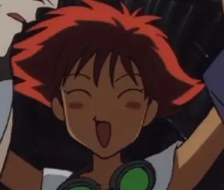 ☺️ Ed Cowboy Bebop Anime, Cowboy Bebop, Ed, Dibujos animados, Ciencia ficción, Personaje telegram sticker