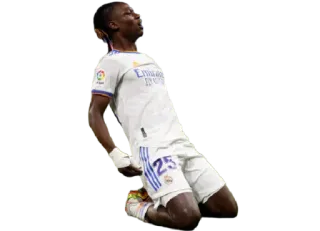 🔥 fútbol, deporte, real madrid, jugador, vinicius junior whatsapp sticker