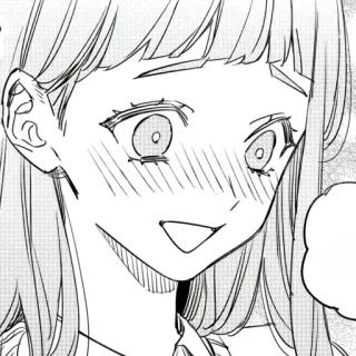 🧸 Anime, Manga, Mädchen, Cartoon, Fröhlich, Lächeln telegram sticker