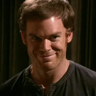 😈 Dexter Morgan Dexter asesino en serie, sangre, crimen, asesinato, serie de tv telegram sticker