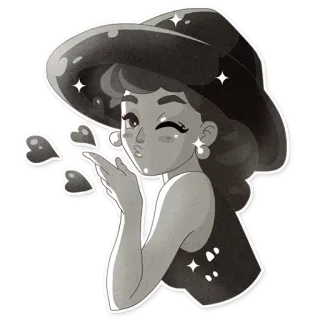 Audrey Glamour telegram stickers