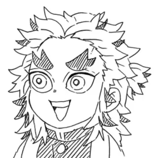 😃 Rengoku Kyoujurou Demon Slayer Anime, Demon Slayer, Rengoku, Kyojuro, Mangá telegram sticker