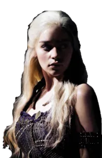 😒 Daenerys Targaryen Game of Thrones Daenerys, Targaryen, Gra o Tron, fantasy, serial TV, postać telegram sticker