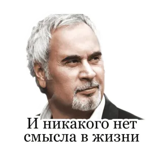 😩 И никакого нет смысла в жизни telegram sticker