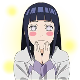 ☺️ Hinata Hyuga Naruto Anime, Ninja, Byakugan, Schattig, Hyuga telegram sticker