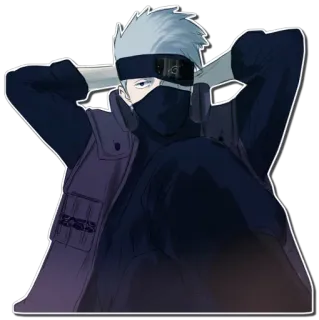 😪 Kakashi Naruto anime, kakashi, naruto, ninja, manga telegram sticker