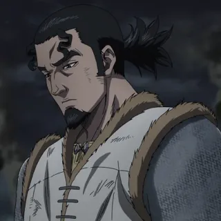 🛡 Anime, Homme, Sérieux, Personnage, Vinland Saga, Thorkell telegram sticker