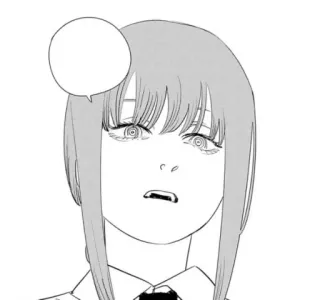 😒 Makima Chainsaw Man anime, manga, chainsaw man, makima, character telegram sticker
