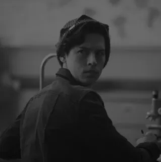 🥀 Jughead Jones Riverdale Riverdale, Jughead Jones, Cole Sprouse, Teen drama, Tajemnica, Czapka telegram sticker