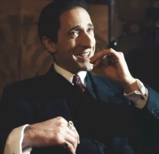 😆 man, suit, smiling, portrait, actor telegram sticker