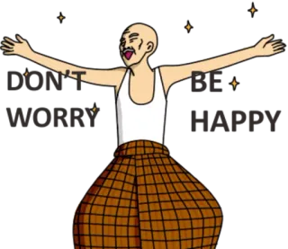 😉 I'M THE MOTHER FUCKING
CAPTAIN homme, dessin animé, chauve, danse, joyeux, positif telegram sticker