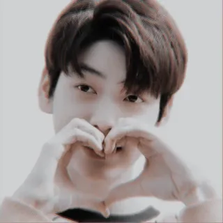 ⛅️ k-pop, heart, love, cute, Korean telegram sticker